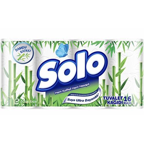 SOLO TUVALET KAĞIDI 16LI BAMBU