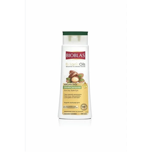 BIOBLAS ARGAN YAĞI GÜNLÜK ŞAMPUAN 500 ML