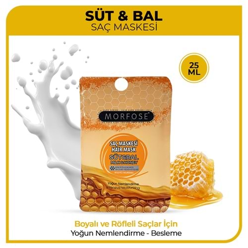 MORFOSE MILK&HONEY SAÇ MASKESİ 25 ML