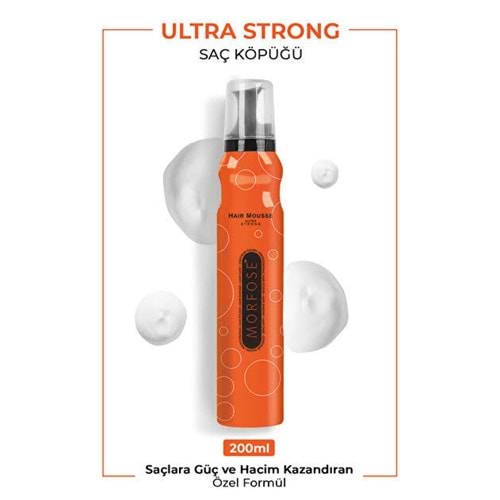 MORFOSE TURUNCU SAÇ KÖPÜĞÜ 200 ML