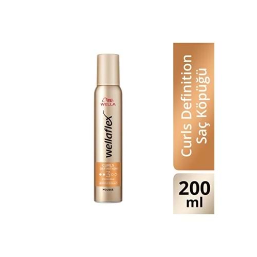 WELLAFLEX CURLS DEFINITION SAÇ KÖPÜĞÜ 200 ML