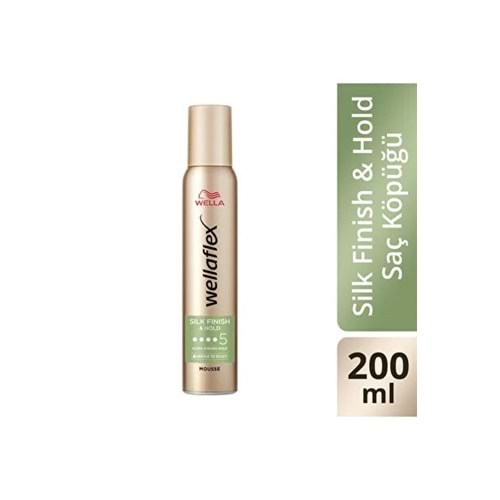 WELLAFLEX SILK FINISH HOLD SAÇ KÖPÜĞÜ 200 ML