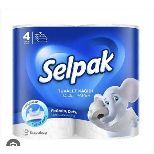 SELAPK TUVALET KAĞIDI 4LÜ