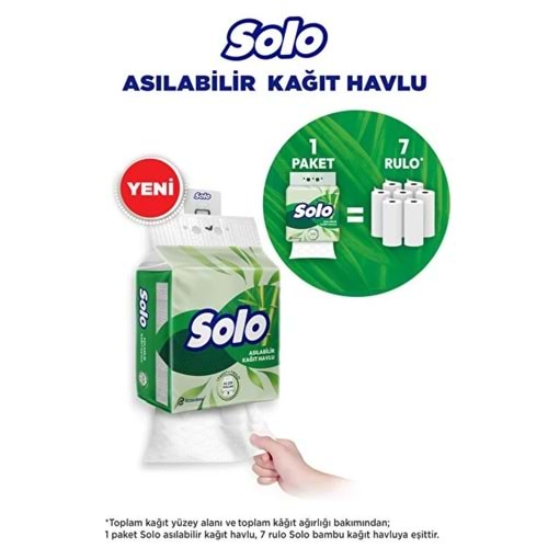 SOLO ASILABİLİR KAĞIT HAVLU 1=7