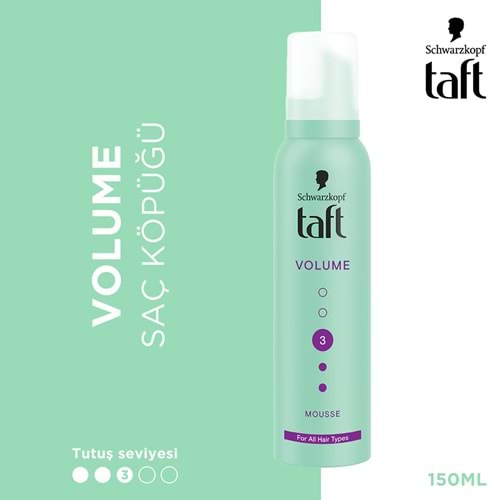 TAFT SAÇ KÖPÜĞÜ 150 ML VOLUME