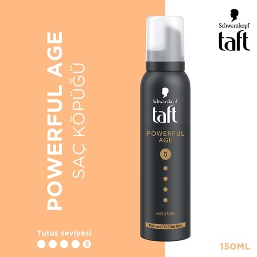 TAFT SAÇ KÖPÜĞÜ 150 ML POWERFUL AGE