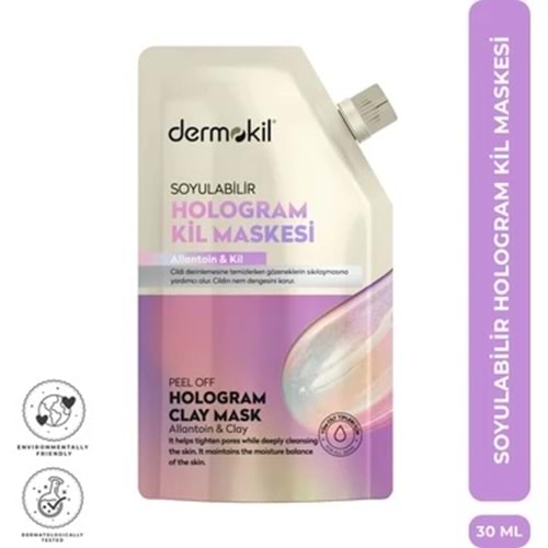 DERMOKİL SOYULABİLİR HOLOGRAM KİL MASKE 50 ML