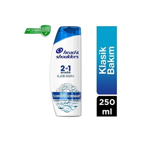 HEAD & SHOULDERS KLASİK BAKIM ŞAMPUAN 250 ML