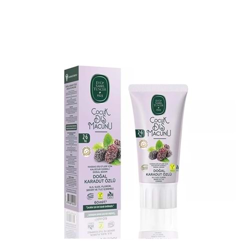 EST KARADUT ÖZLÜ ÇOCUK DİŞ MACUNU 60 ML
