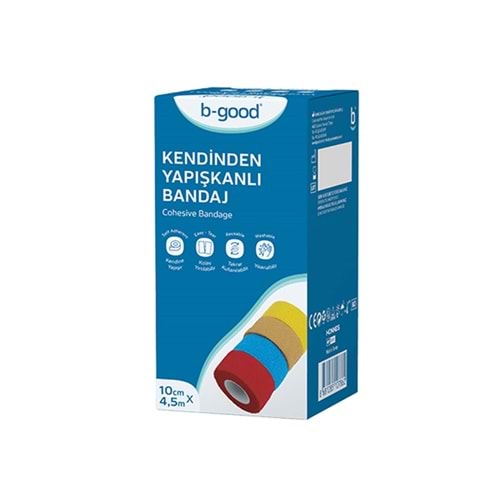 B-GOOD KENDİNDEN YAPIŞKANLI BANDAJ 10 CM