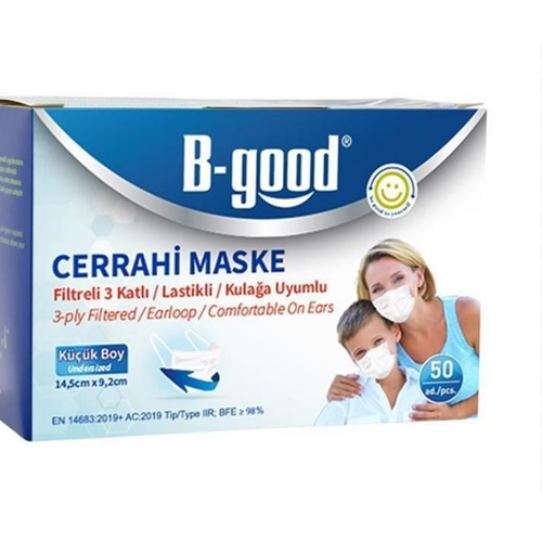 B-GOOD CERRAHİ MASKE 50Lİ