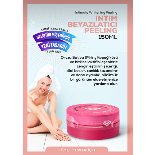 ECC HEALTH GENİTAL BÖLGE BEYAZLATICI PEELING 150 ML
