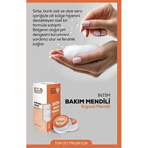 ECCC HEALTH İNTİM BAKIM MENDİLİ 5Lİ