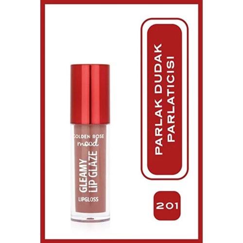 GR MOOD GLEAMY LIP GLAZE LIPGLOSS NO:201 NU.KISS