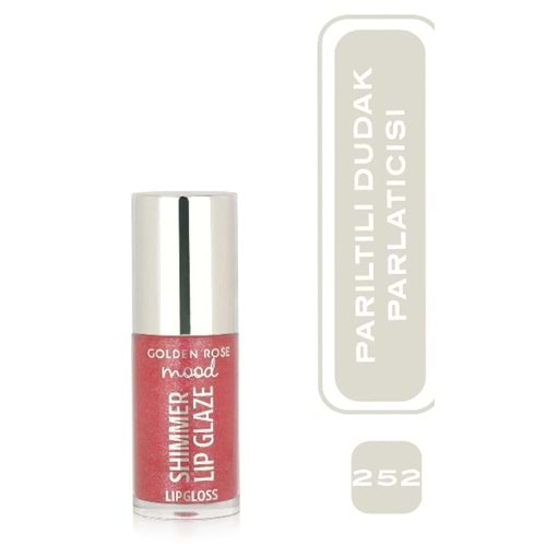 GR MOOD SHIMMER LIP GLAZE LIPGLOSS NO:252 PE.FIZZ