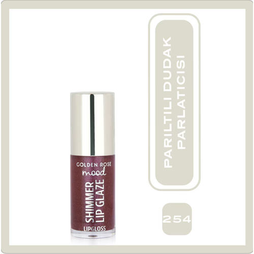 GR MOOD SHIMMER LIP GLAZE LIPGLOSS NO:254 BE.SPARK