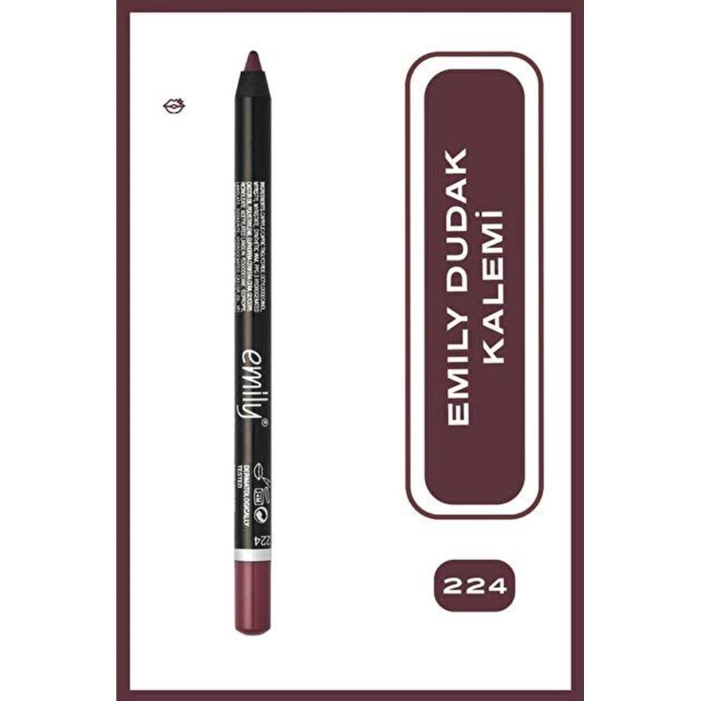 GOLDEN ROSE EMILY LIP PENCIL 224