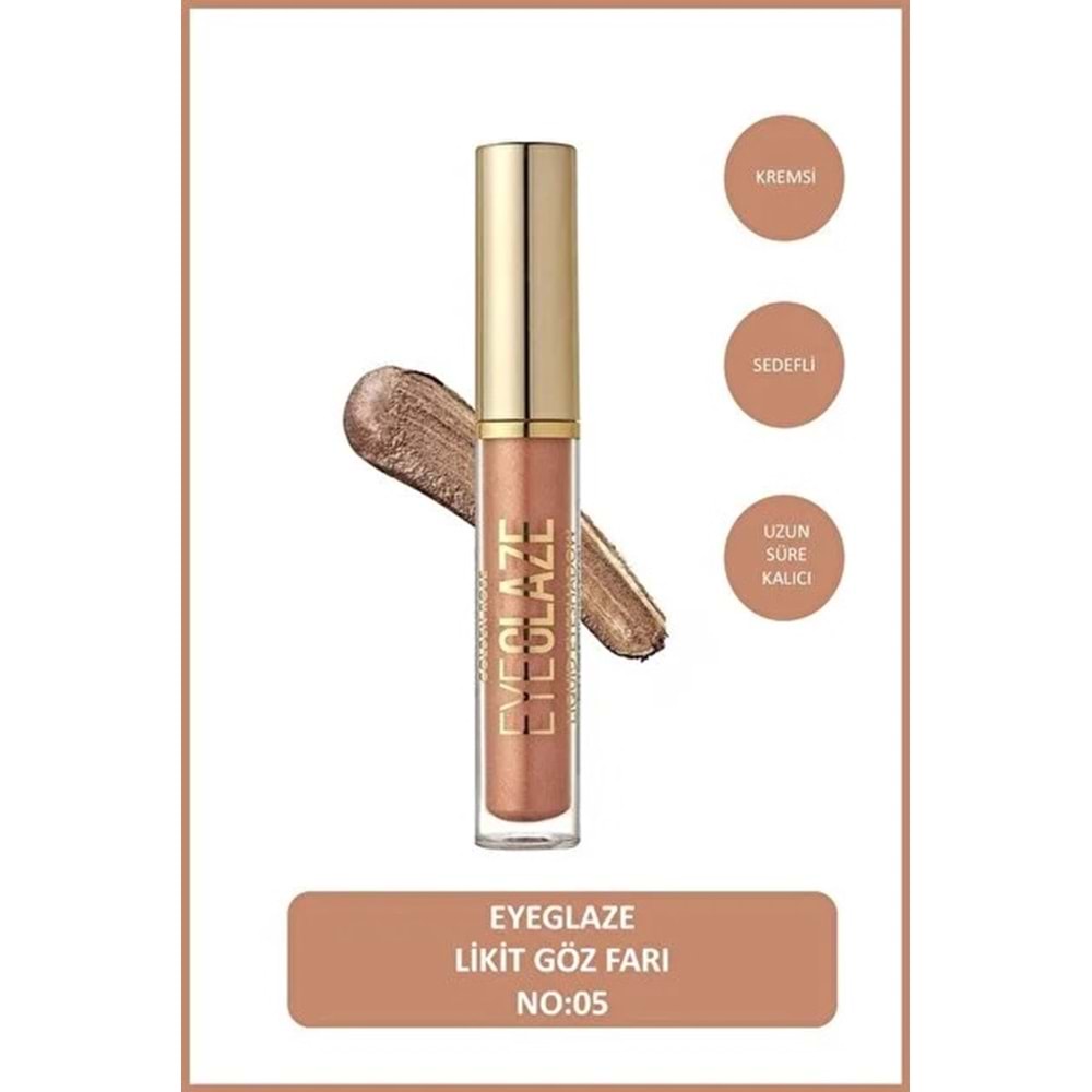 GOLDEN ROSE EYE GLAZE LIQUID EYESHADOW 05 ROSE GOLD