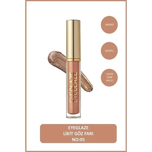 GOLDEN ROSE EYE GLAZE LIQUID EYESHADOW 05 ROSE GOLD