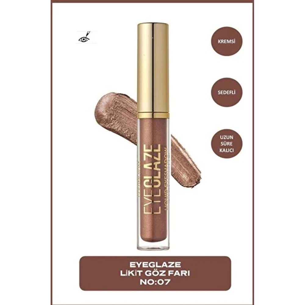 GOLDEN ROSE EYE GLAZE LIQUID EYESHADOW 07 TOPAZ