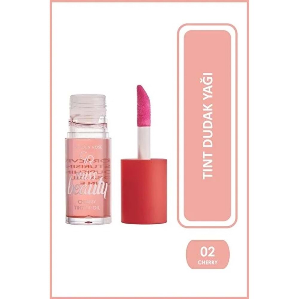 GOLDEN ROSE MISS BEAUTY CHERRY TINT LIP OIL