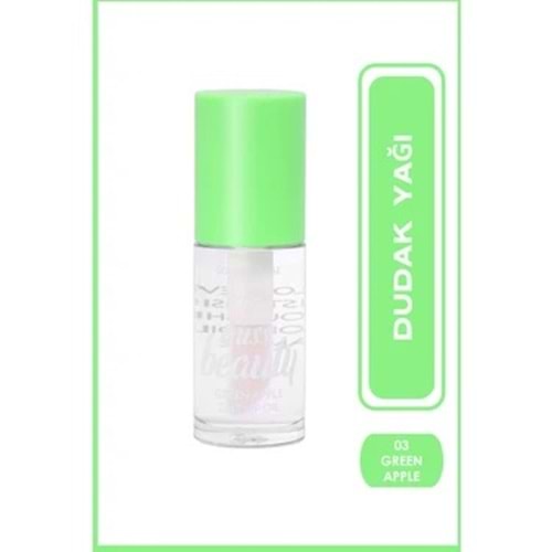 GOLDEN ROSE MISS BEAUTY GREEN APPLE TINT LIP OIL