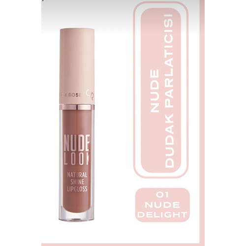 GOLDEN ROSE NUDE LOOK NATURAL SHINE LIPGLOSS 01