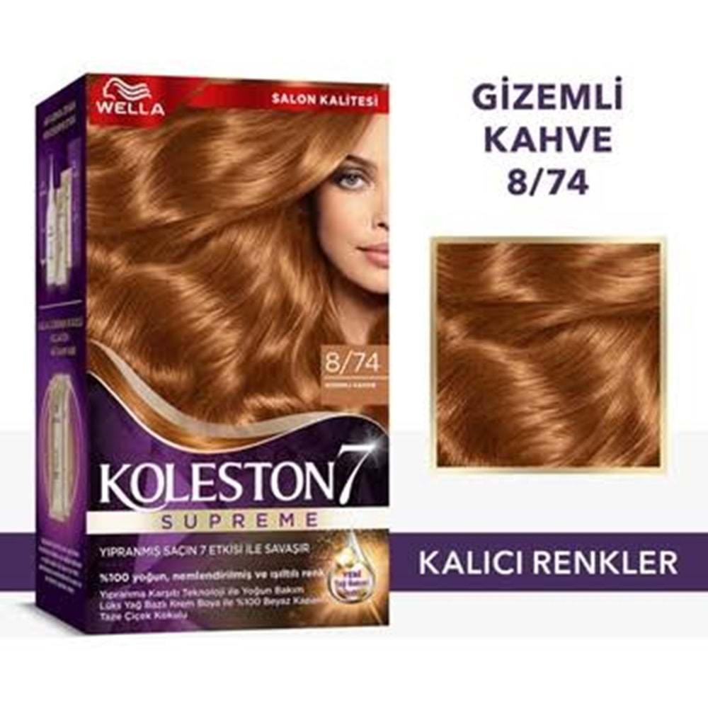 KOLESTON SUPREME KIT 8-74 GİZEMLİ KAHVE
