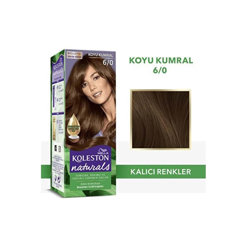 WELLA KOLESTON NATURALS 6-0 KOYU KUMRAL