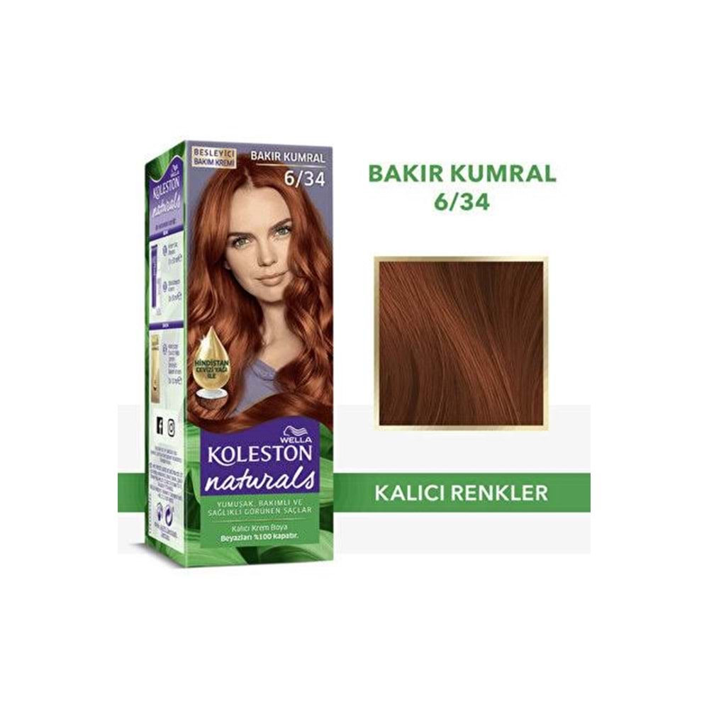 WELLA KOLESTON NATURALS 6-34 BAKIR KUMRAL