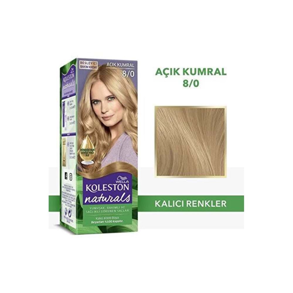 WELLA KOLESTON NATURALS 8-0 AÇIK KUMRAL
