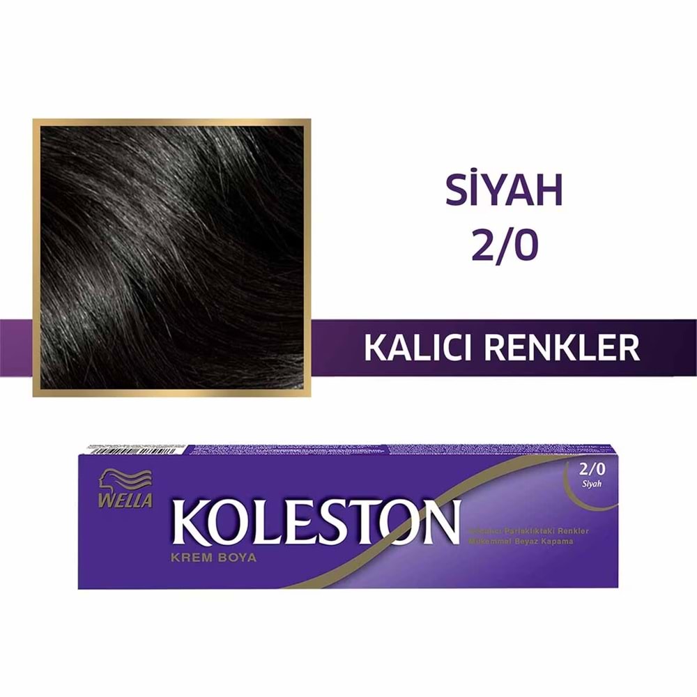 WELLA KOLESTON SİNGLE 2-0 SİYAH