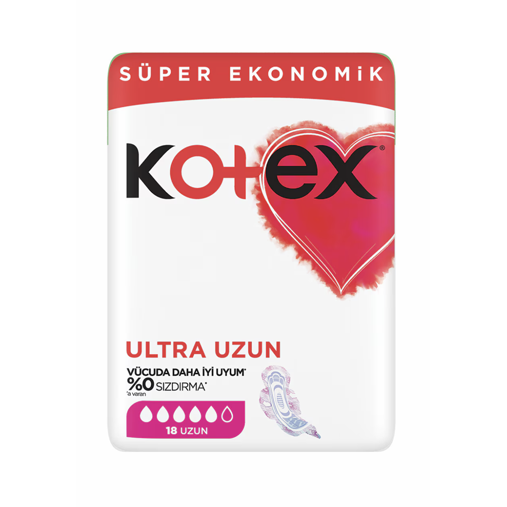 KOTEX ULTRA QUADRO UZUN 18LI