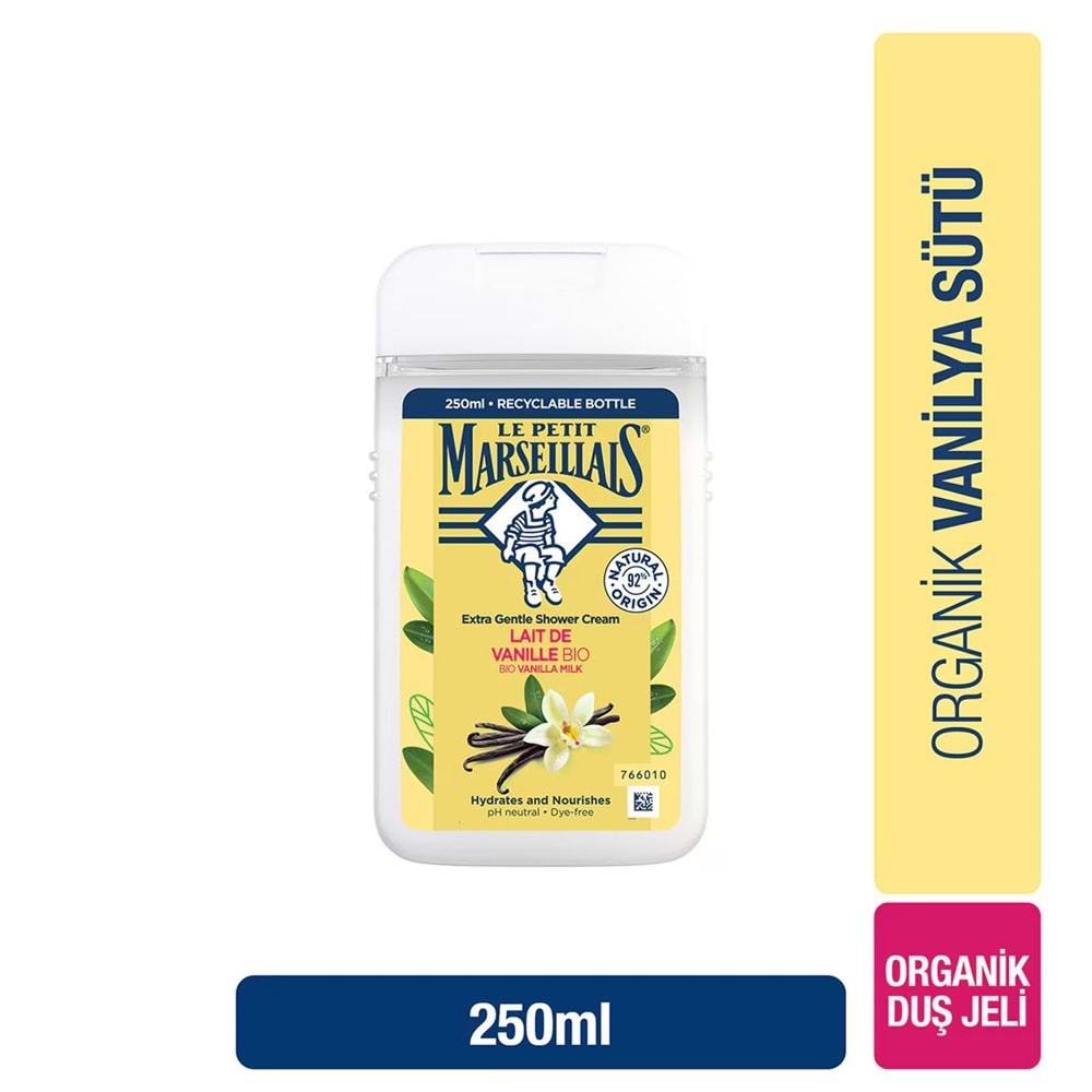 LE PETIT MARSEILLAIS VANİLYA SÜTÜ DUŞ JELİ 250 ML