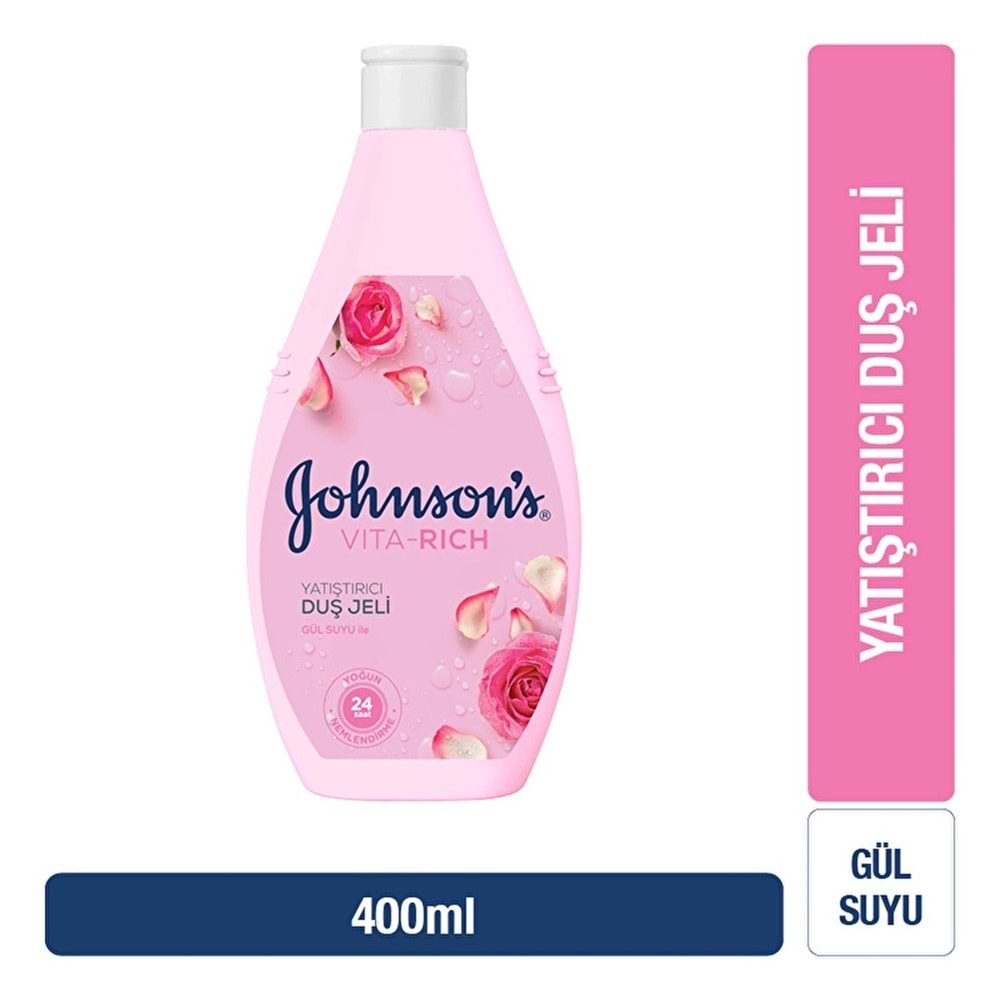 JOHNSONES VITA-RICH GÜL SUYU YATIŞTIRICI DUŞ JELİ 400 ML