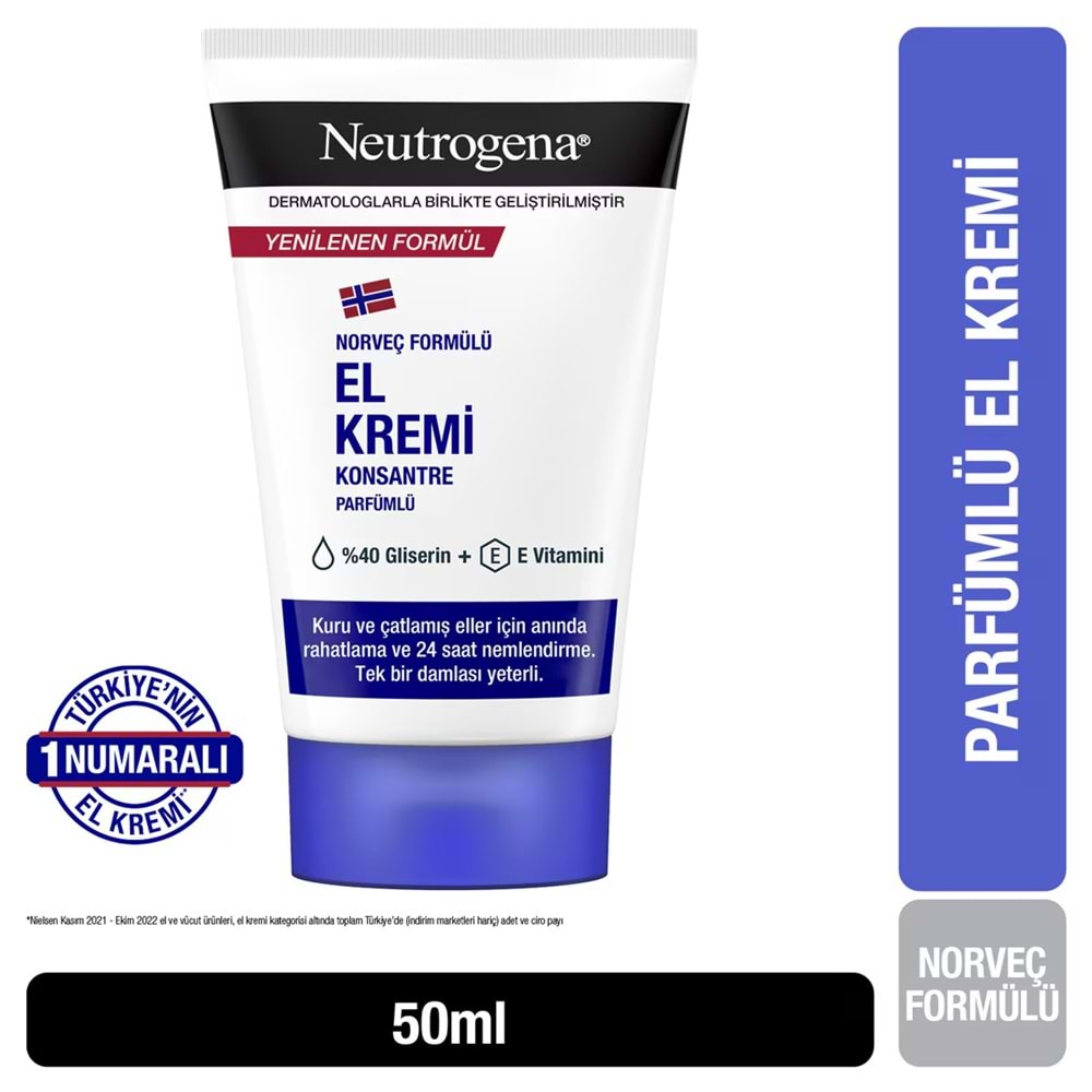 NEUTROGENA EL KREMİ PARFÜMLÜ 50 ML