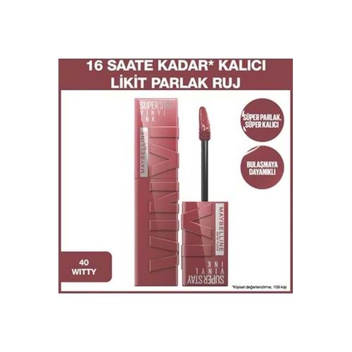 MYB VINYL INK RUJ 40 WITTY