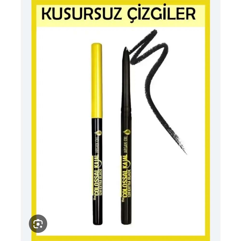 MYB COLOSSAL KAJAL ARGAN OIL EYELINER 02 EXTRA BLACK