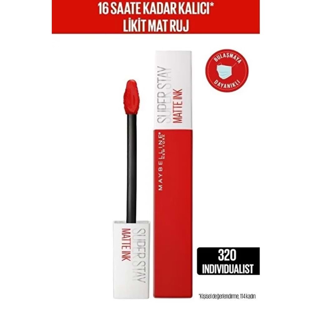 MYB SUPPER STAY MATTE INK 320 INDIVIDUALIST