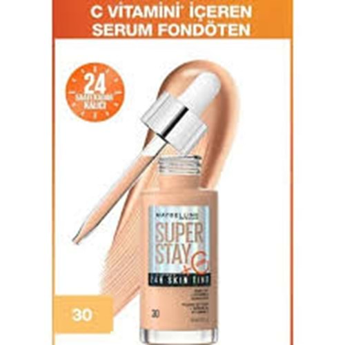 MYB SUPERSTAY SKIN TINT FOUNDATION 30