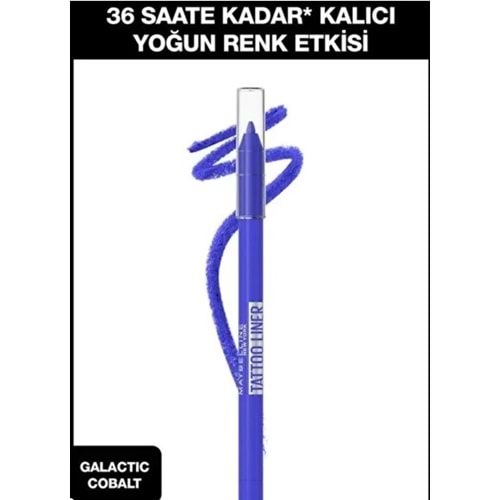 MYB TATTOO LINER GEL PENCIL 819 GALACTIC COBALT