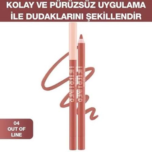 MYB LIFTER LINER DUDAK KALEMİ 04 OUD OF LINE