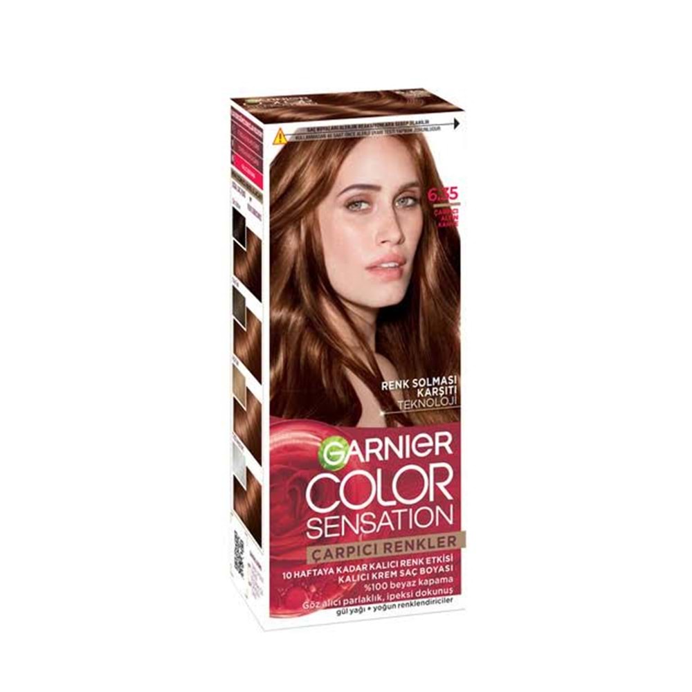 GARNIER COLOR SENSATION 6.35 ÇARPICI ALTIN KAHVE