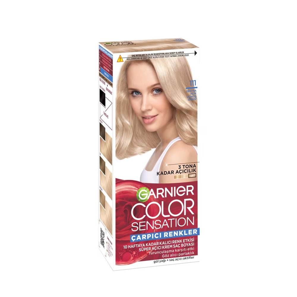 GARNIER COLOR SENSATION 111 EXTRA AÇIK GÜMÜŞ SARISI
