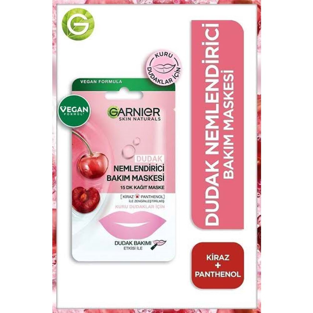 GARNIER REPLUMP NEMLENMDİRİCİ DUDAK MASKESİ