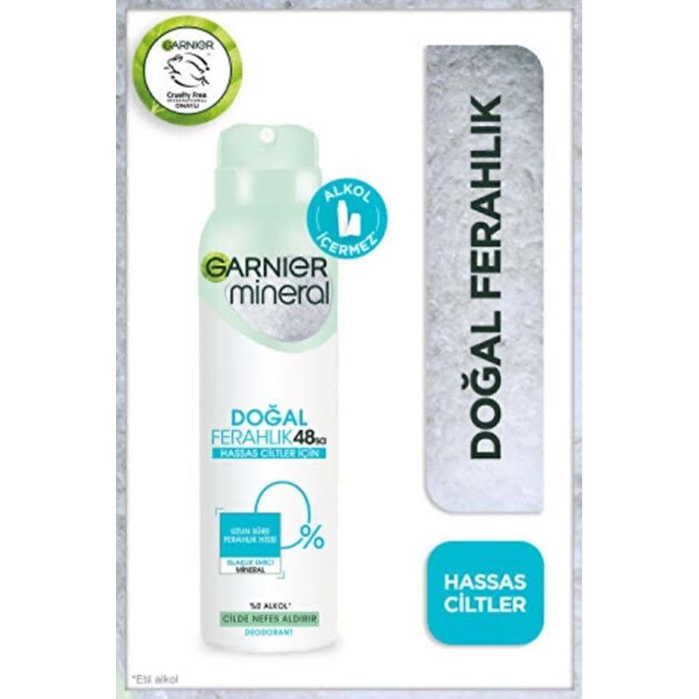 GARNIER MINERAL DOĞAL FERAHLIK DEODORANT 150 ML