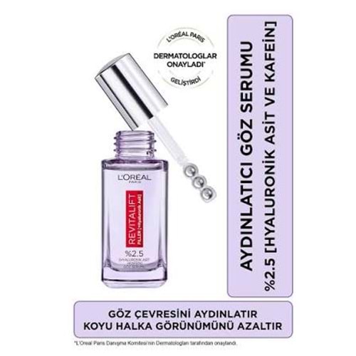 LOREAL SKIN REVIALIFT FILLER HYALURONİK ASİT GÖZ SERUMU