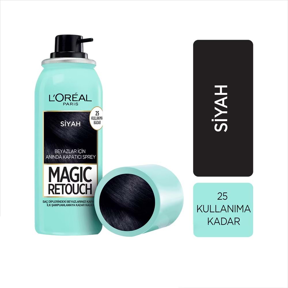LOREAL MAGIC RETOUCH KAPATICI SPREY SİYAH