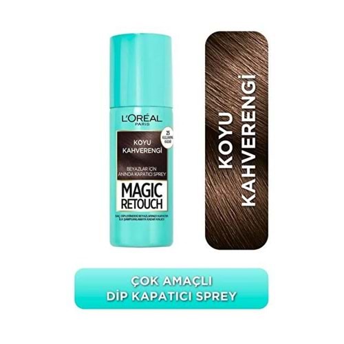 LOREAL MAGIC RETOUCH KAPATICI SPREY KOYU KAHVERENGİ