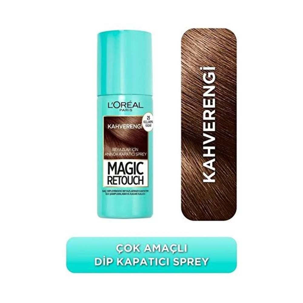 LOREAL MAGIC RETOUCH KAPATICI SPREY KAHVERENGİ